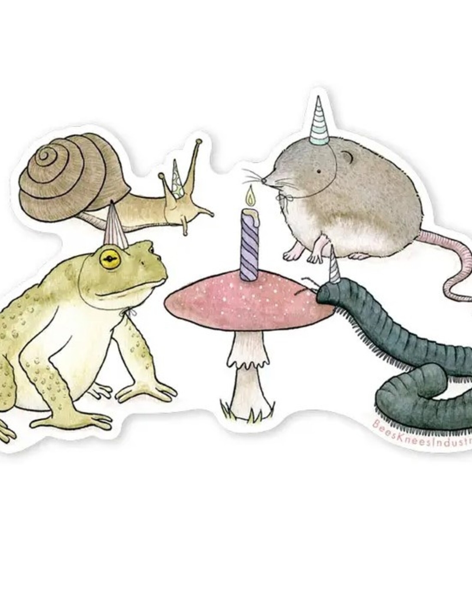 Party Animals Vinyl Sticker