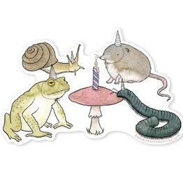 Party Animals Vinyl Sticker