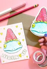 -Strawberry Frog Vinyl Sticker