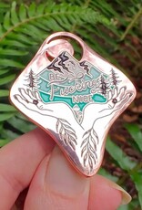 Be Fucking Nice - Enamel Pin - Rose Gold Witchy Mountain Pnw Be Fucking Nice - Enamel Pin - Rose Gold Witchy Mountain Pnw