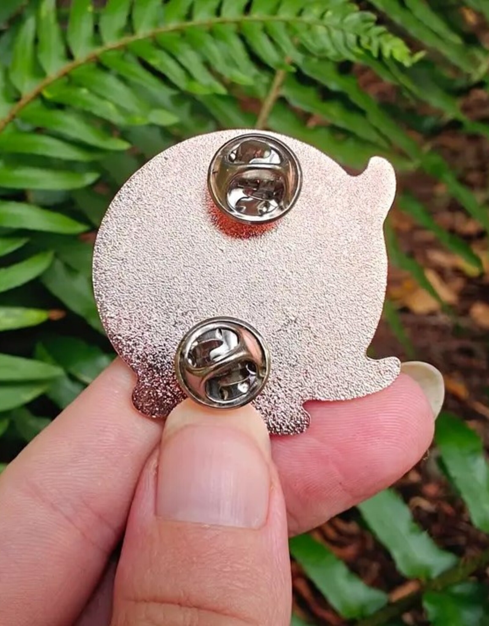 Make Waves - Enamel Pin - Rose Gold Witchy Whale Pnw Moon