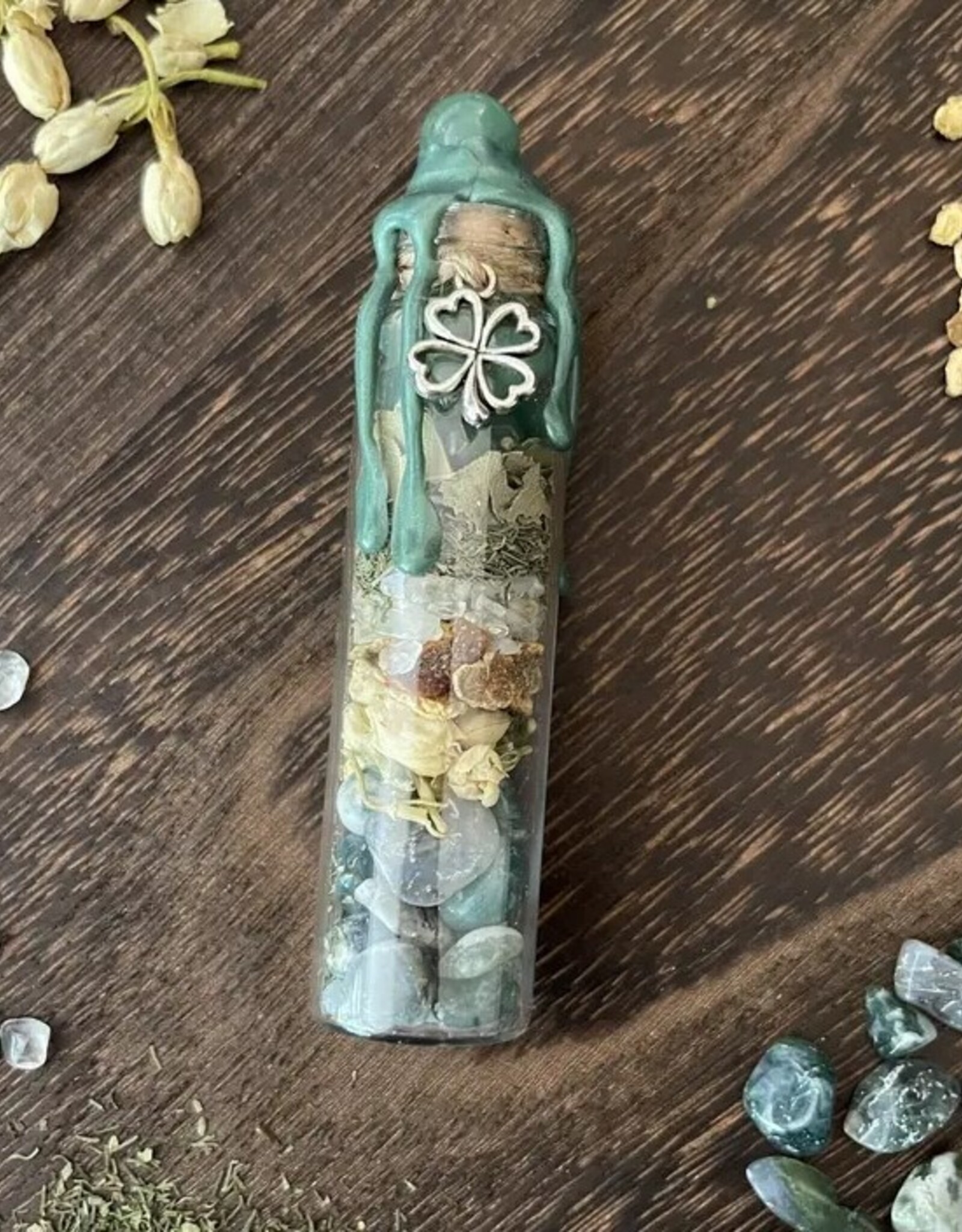 Abundance Spell Jar, Intention Jar, Witch's Spell Bottle