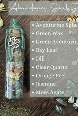 Abundance Spell Jar, Intention Jar, Witch's Spell Bottle