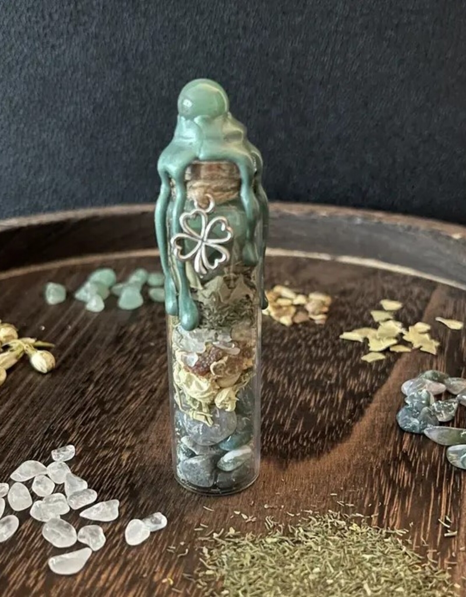 Abundance Spell Jar, Intention Jar, Witch's Spell Bottle