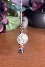 Lilith Spell Jar Amulet Necklace, Witchy Crystal Jewelry Lilith Spell Jar Amulet Necklace, Witchy Crystal Jewelry