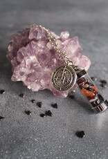 Lilith Spell Jar Amulet Necklace, Witchy Crystal Jewelry Lilith Spell Jar Amulet Necklace, Witchy Crystal Jewelry