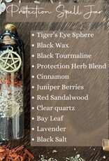 Protection Spell Jar, Intention Jar, Witch's Spell Bottle