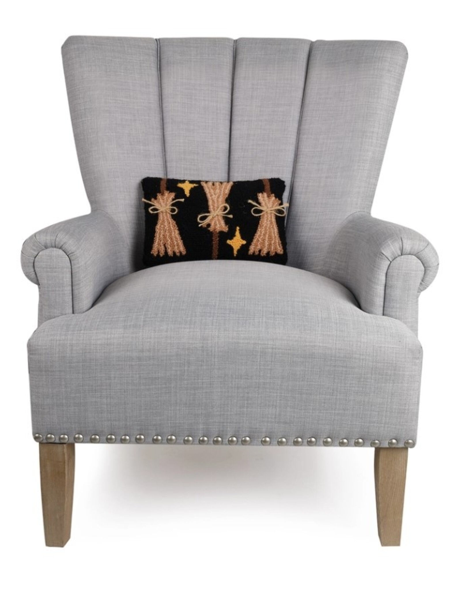 -Witch's Brooms Hook Pillow