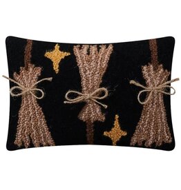 -Witch's Brooms Hook Pillow