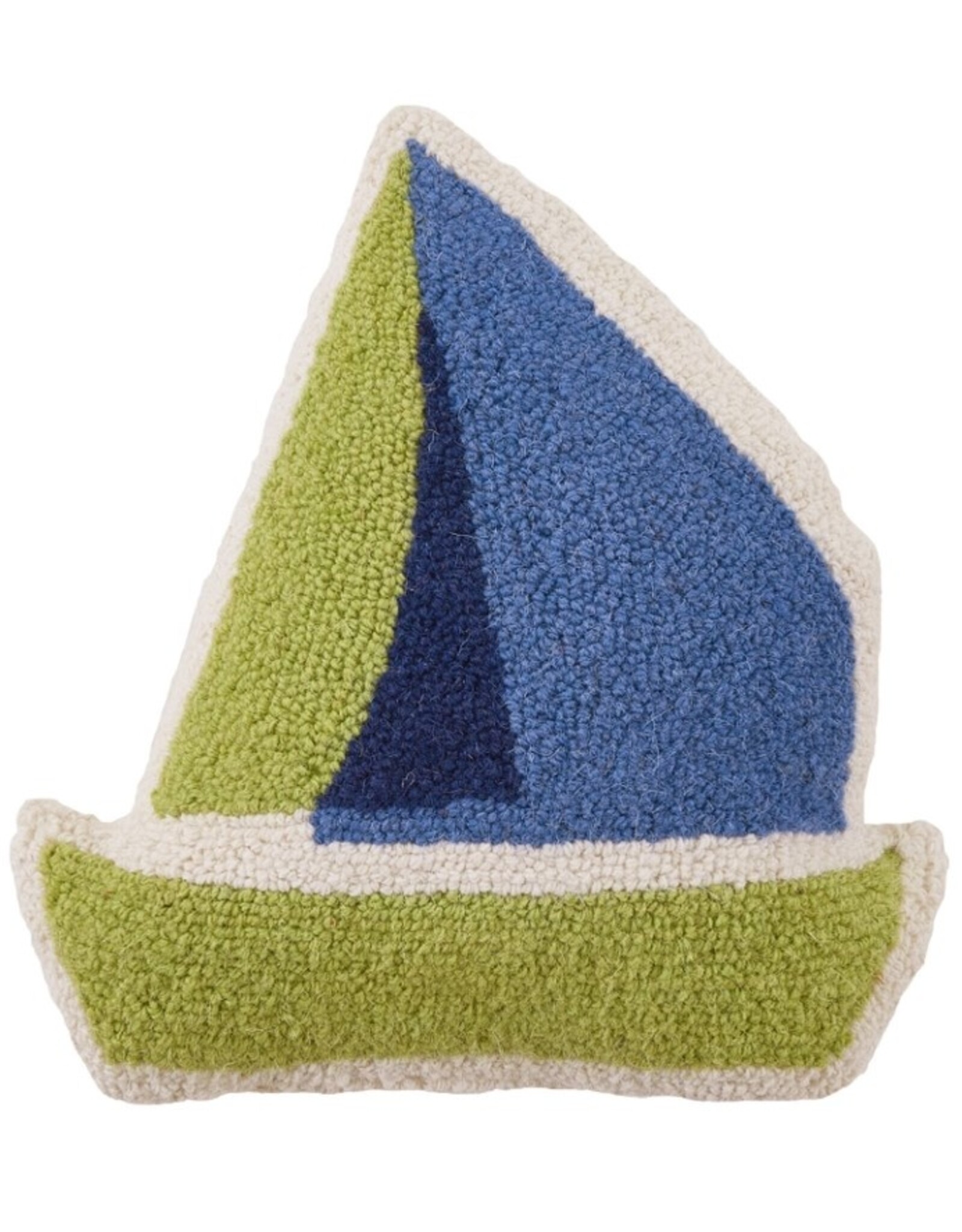-Shaped Sailboat Hook Pillow - Kate Nelligan