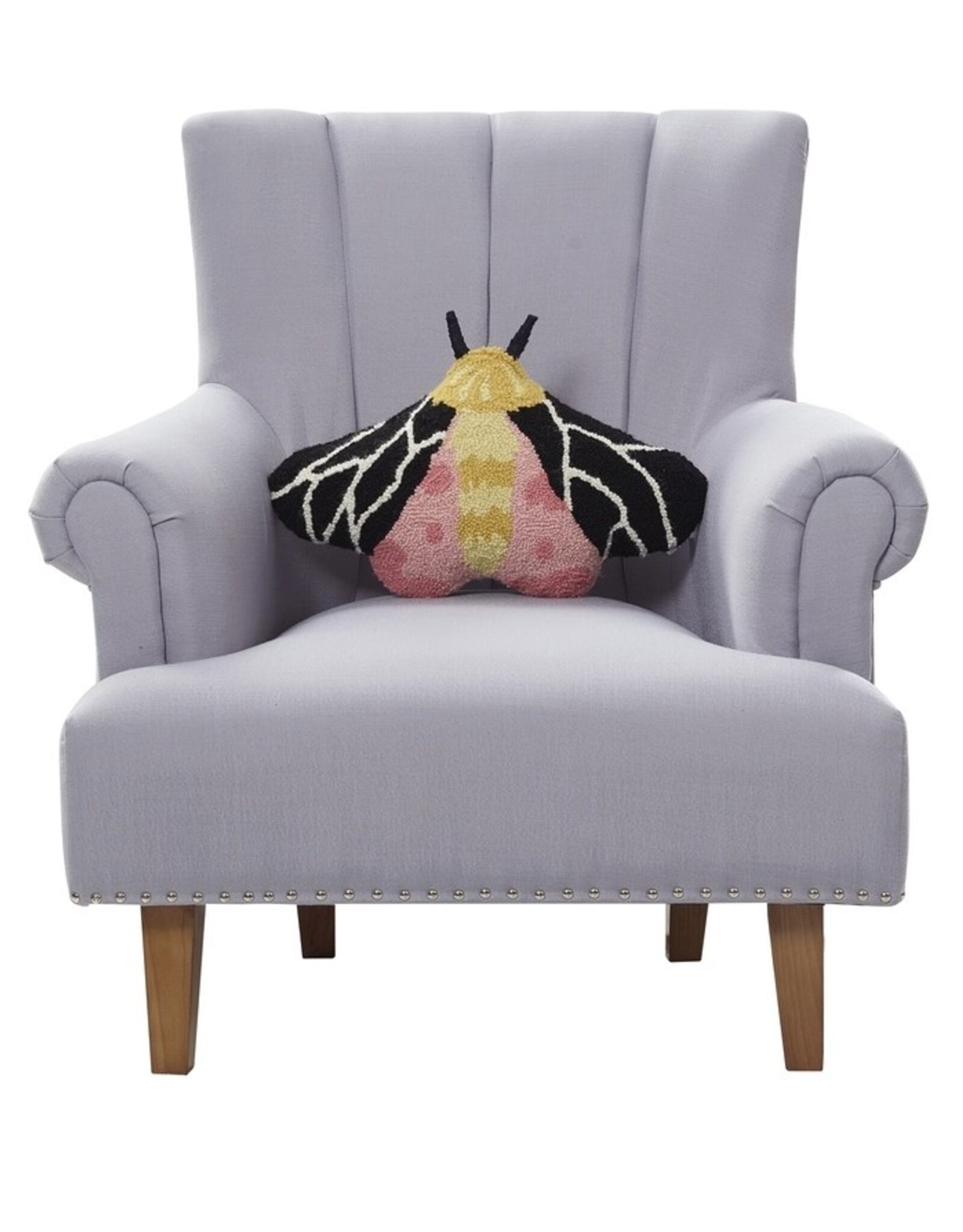 -Shaped Moth Hook Pillow