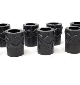 Candle Holder - Triple Moon Cast Iron Chime 1.25"H x 1"W