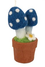 *Ornament: Magic Mushroom, Blue *Ornament: Magic Mushroom, Blue