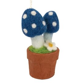 *Ornament: Magic Mushroom, Blue