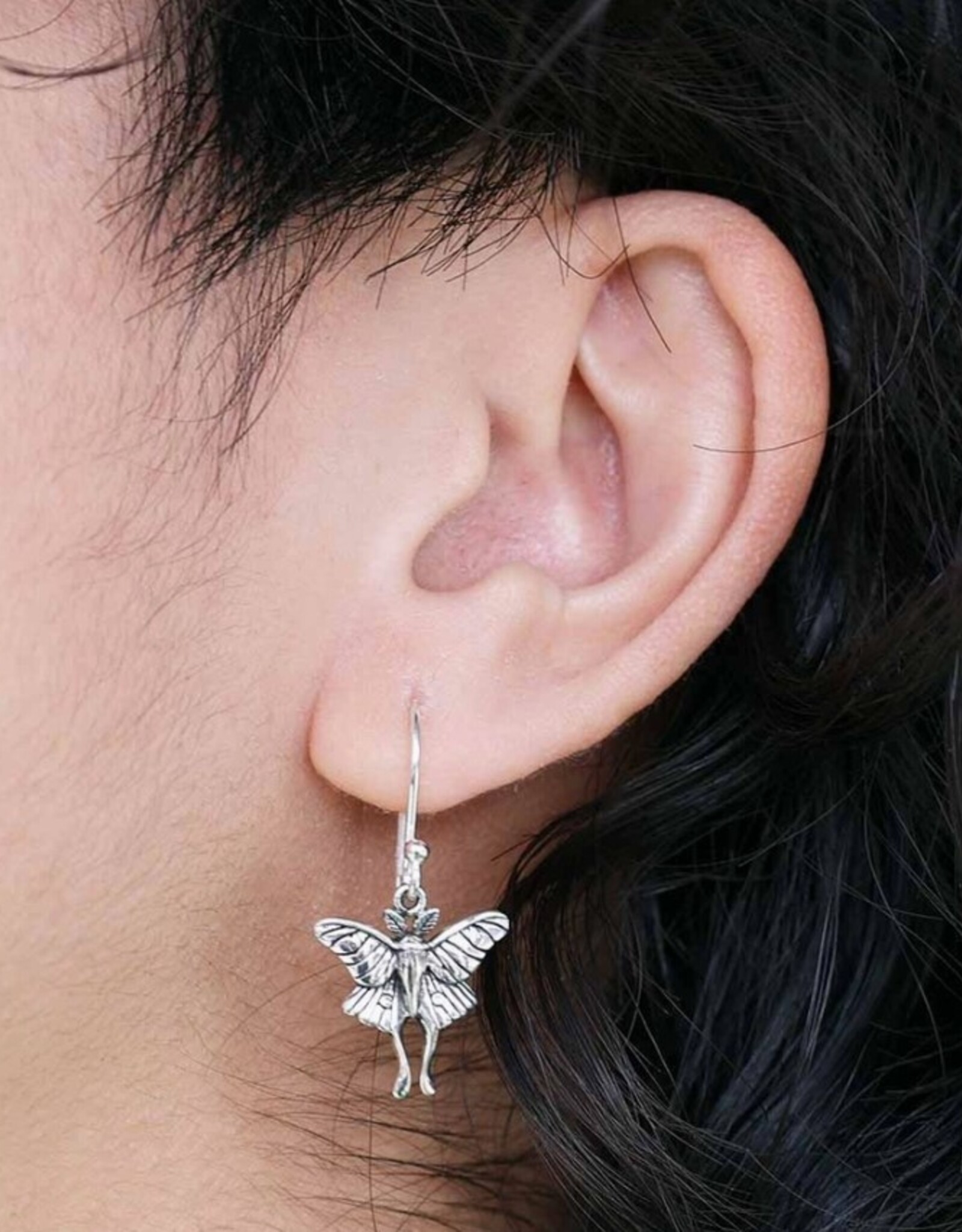*Luna Moth Dangle Earrings | Sterling Silver