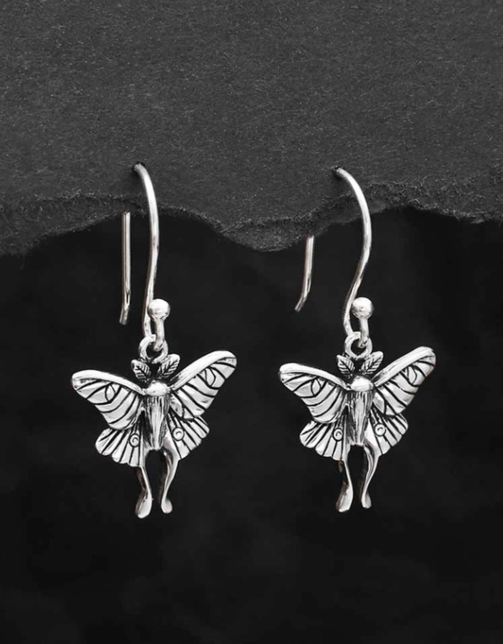 *Luna Moth Dangle Earrings | Sterling Silver