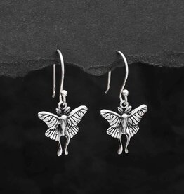 *Luna Moth Dangle Earrings | Sterling Silver