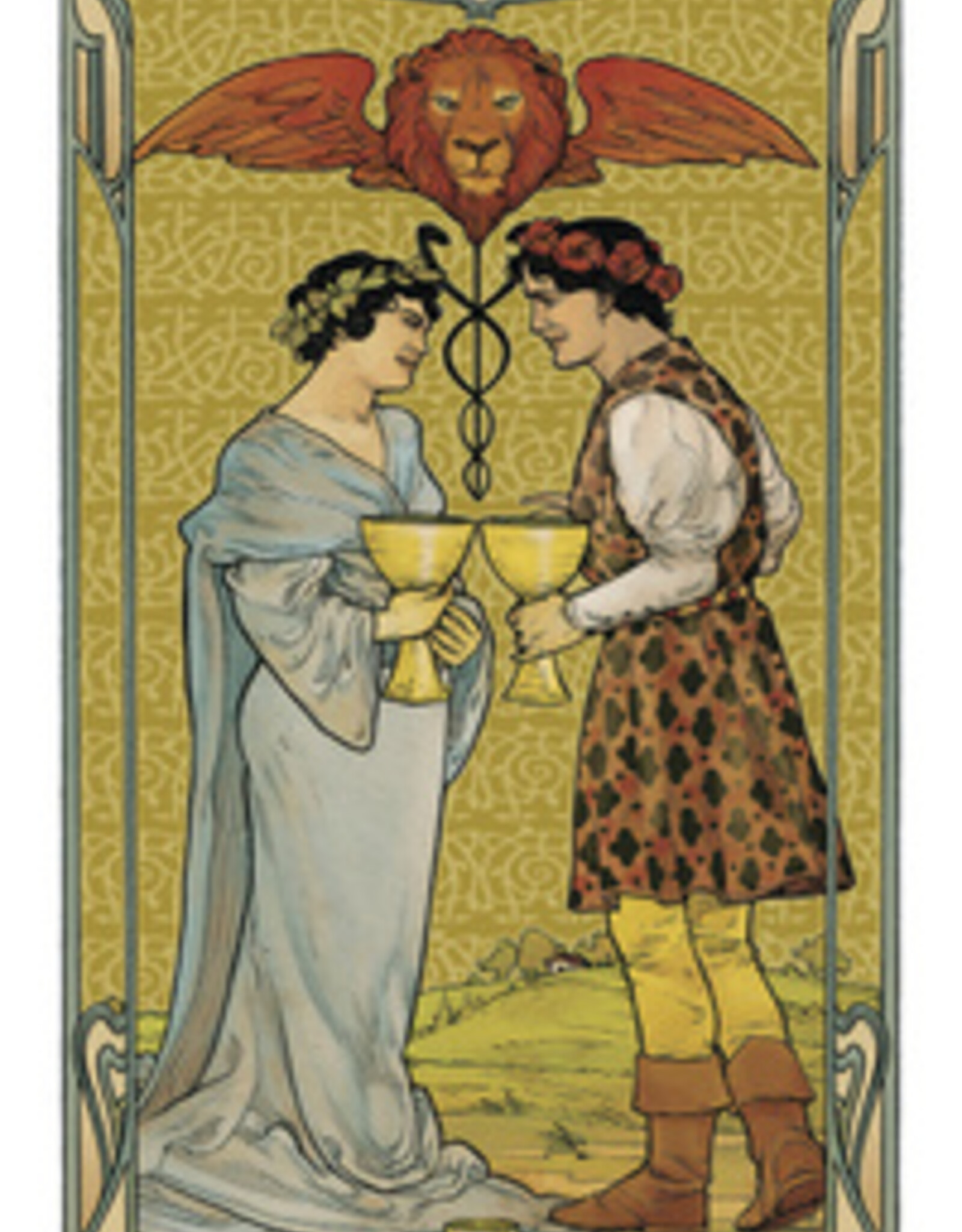 Golden Art Nouveau Tarot Mini