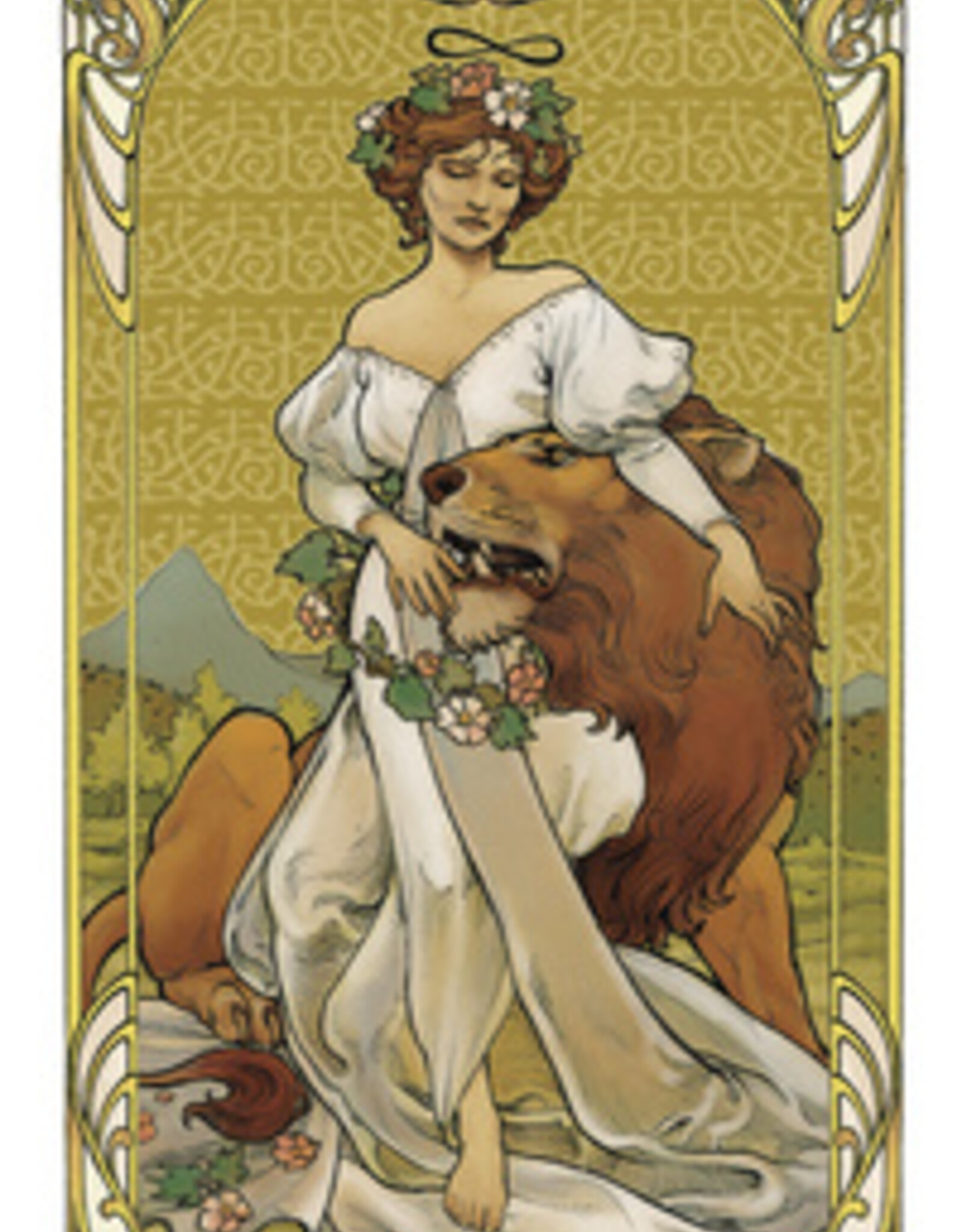Golden Art Nouveau Tarot Mini