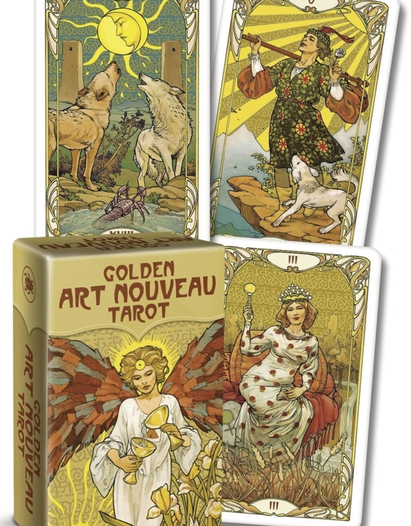 Golden Art Nouveau Tarot Mini