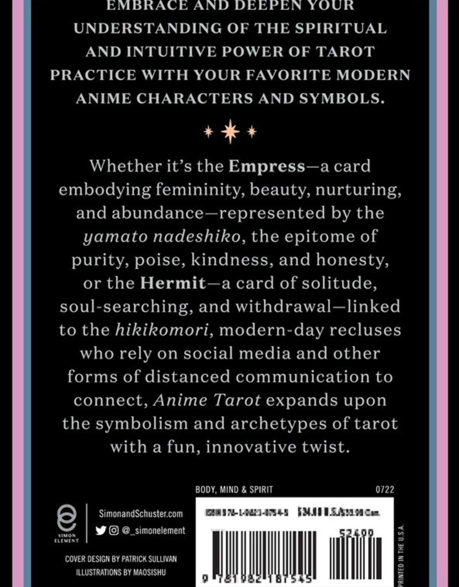 Anime Tarot Deck and Guidebook