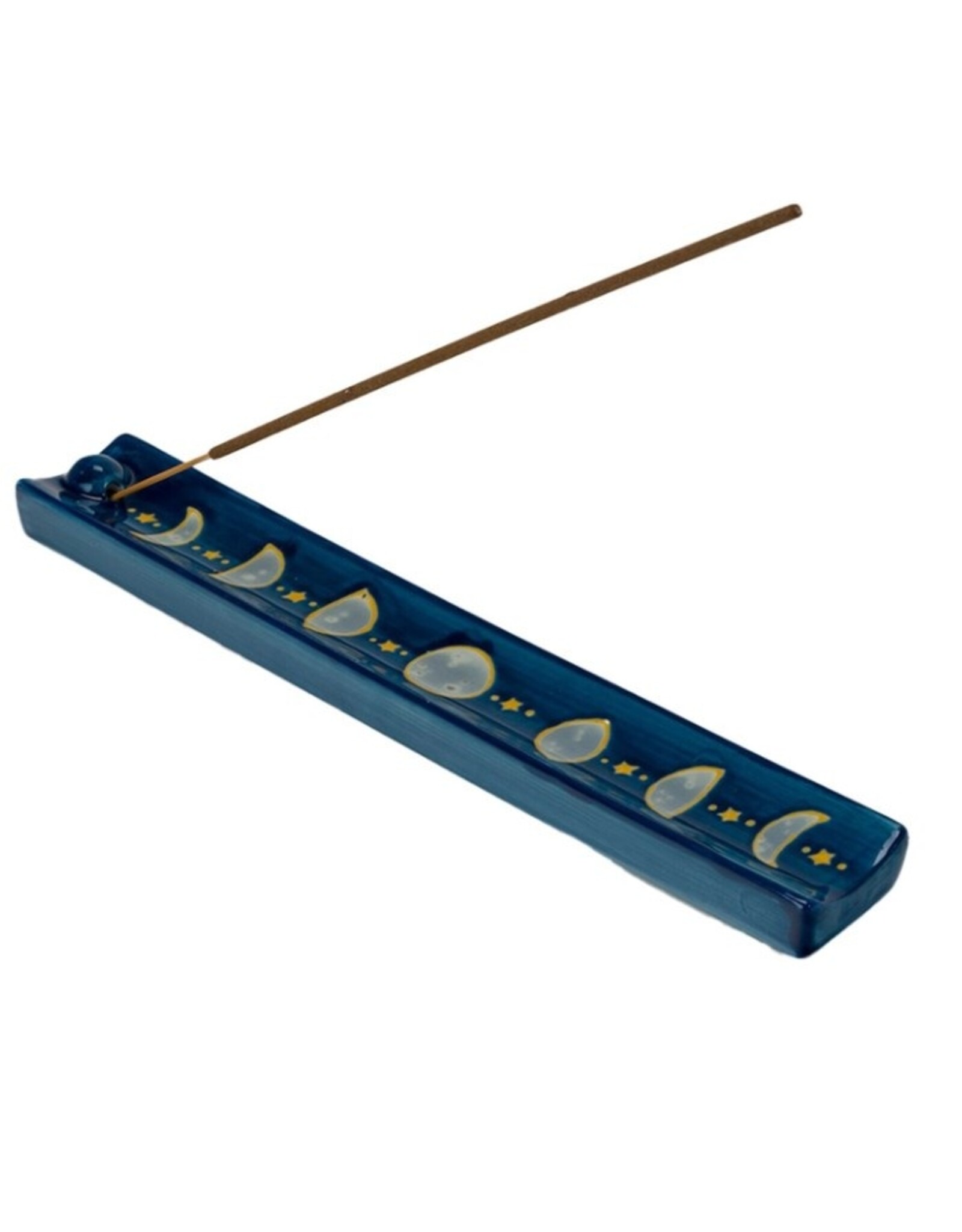 Pacific Trading Moon Phases Ceramic Incense Burner