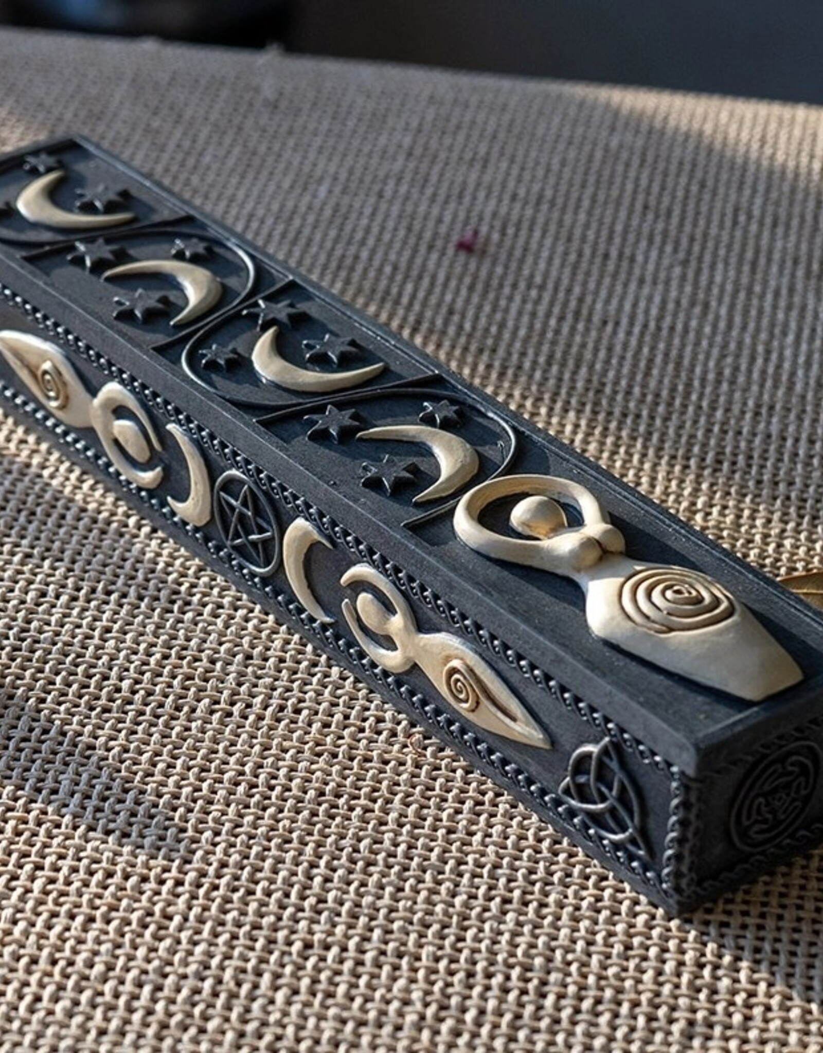 Spiral Goddess Incense Box Burner