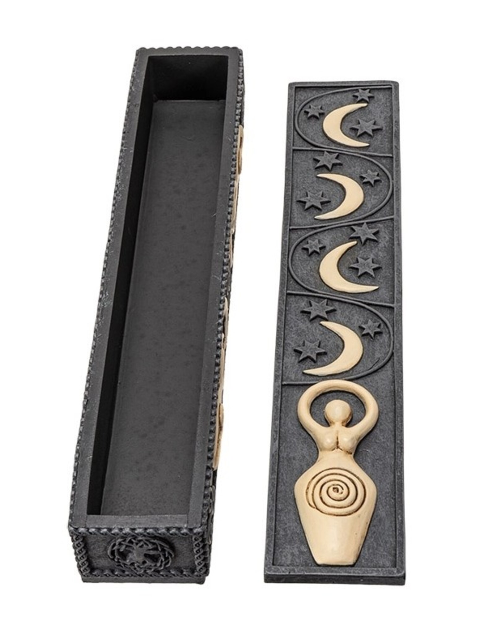 Spiral Goddess Incense Box Burner