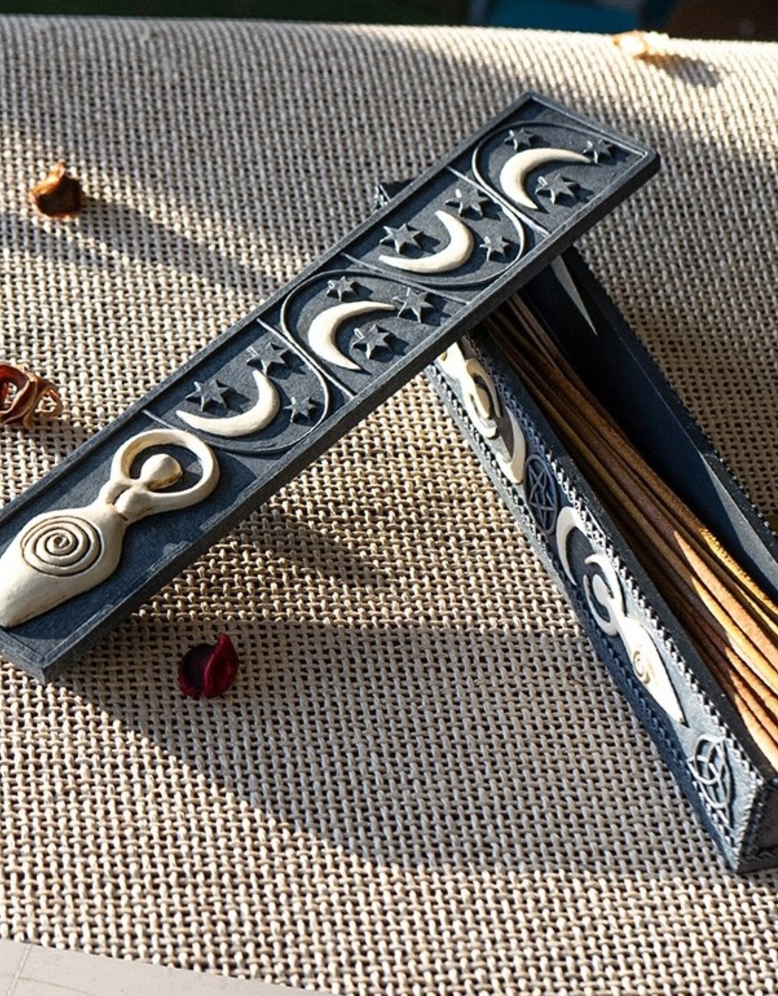 Spiral Goddess Incense Box Burner