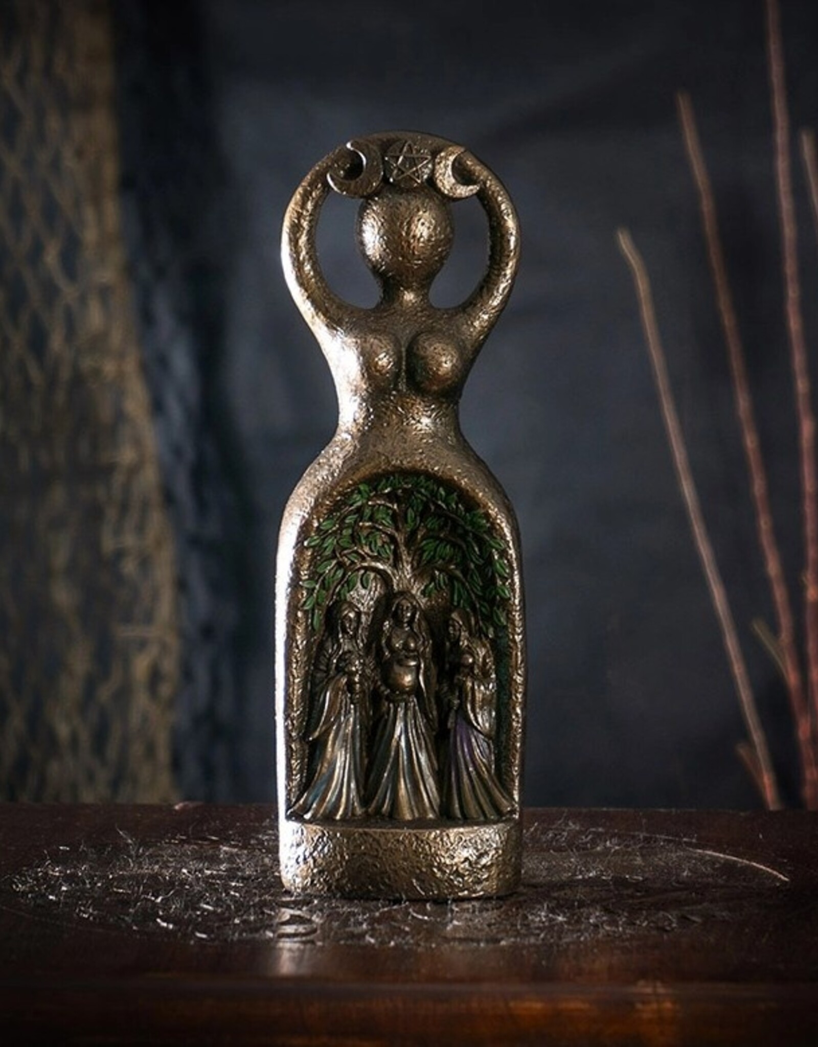 Pacific Trading Mother, Maiden, and Crone Statue