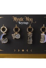 Mystic Mog Black Cat Keyrings