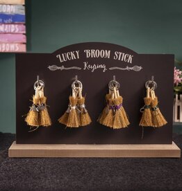 Pacific Trading -Lucky Broomstick Keyrings Halloween Decor |