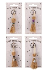 -Lucky Broomstick Keyrings Halloween Decor |
