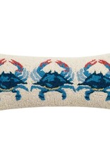 -Blue Crabs Hook Pillow