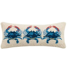 -Blue Crabs Hook Pillow