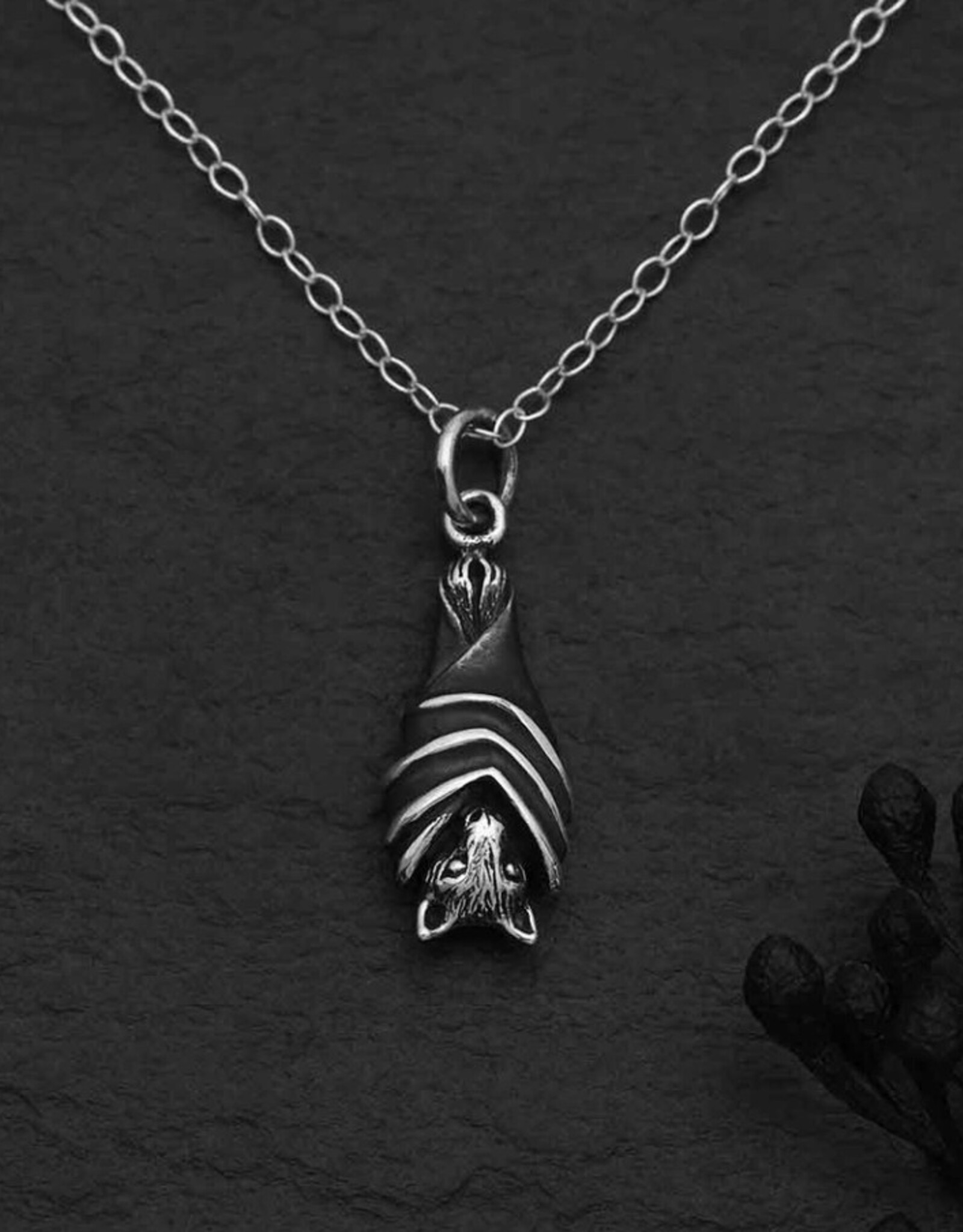 Hanging Bat Necklace |