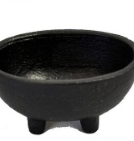 Cast Iron Cauldron - Oval - 2.5"L x 2"W x 2"H