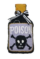 -Shaped Poison Bottle Hook Pillow