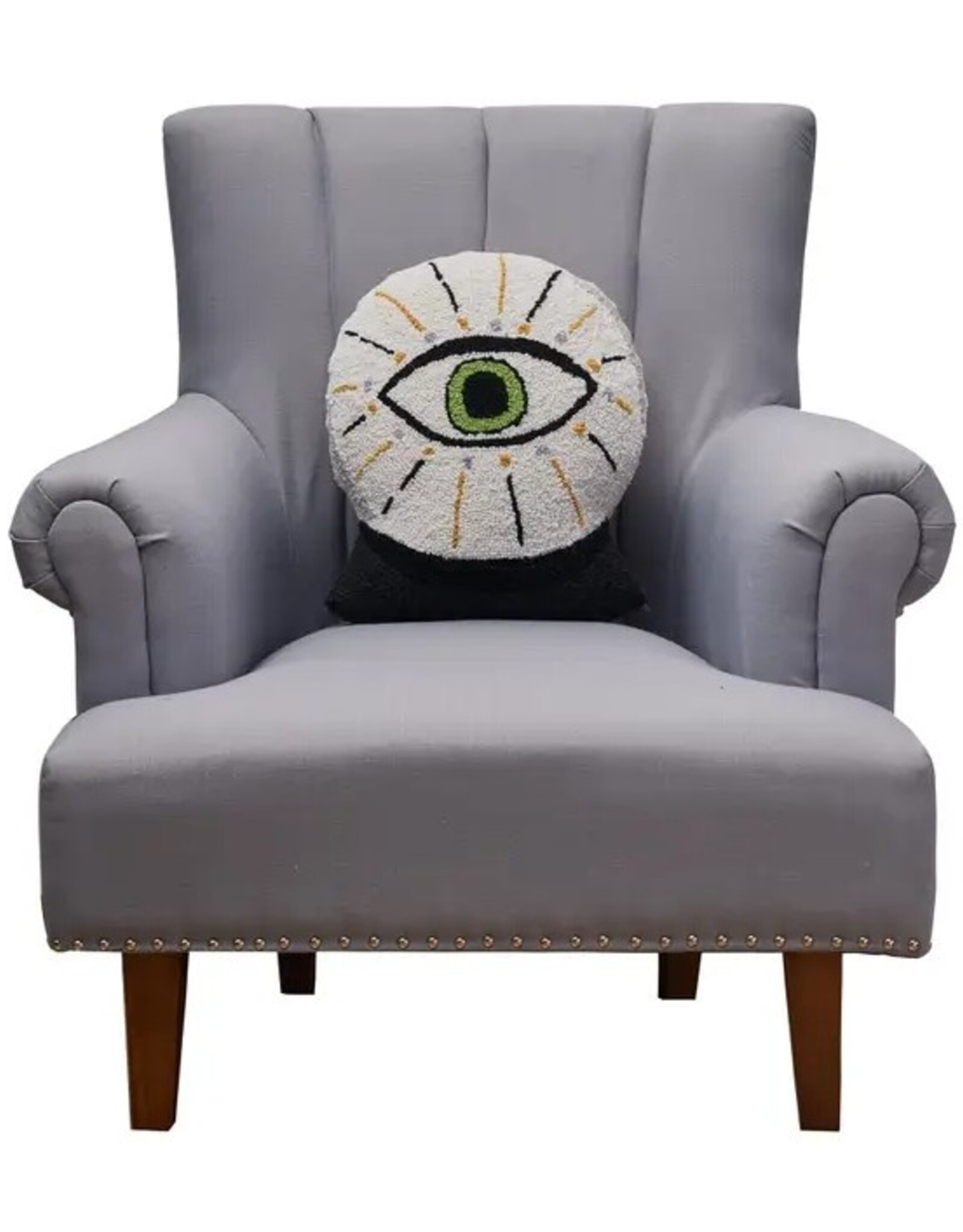-Shaped Crystal Ball Hook Pillow