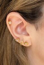 *woman of star wars stud set - gold