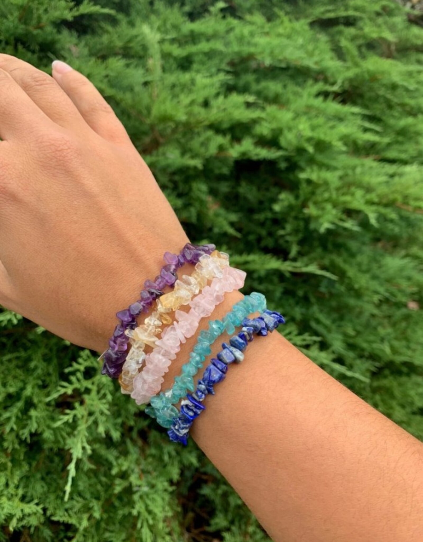 Crystal Chip Bracelets