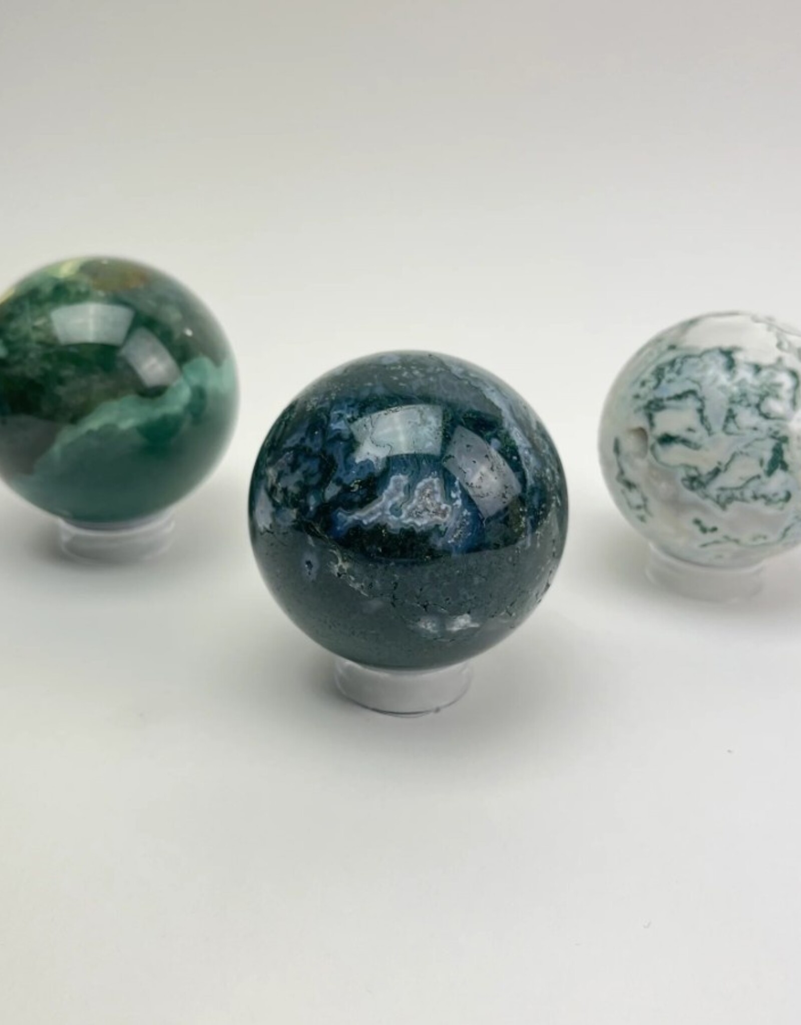 Moss Agate | Spheres | 65-70mm