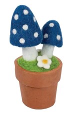 *Potted Plant: Magic Mushroom - Blue