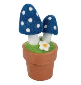 *Potted Plant: Magic Mushroom - Blue