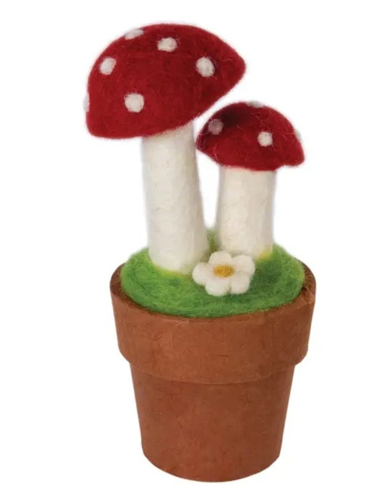 *Potted Plant: Twin Fairy Mushroom - Red