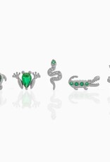 *Emerald Rainforest Stud set - silver