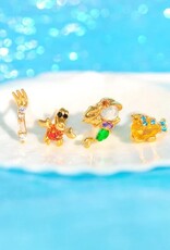 *Little Mermaid earring set - gold