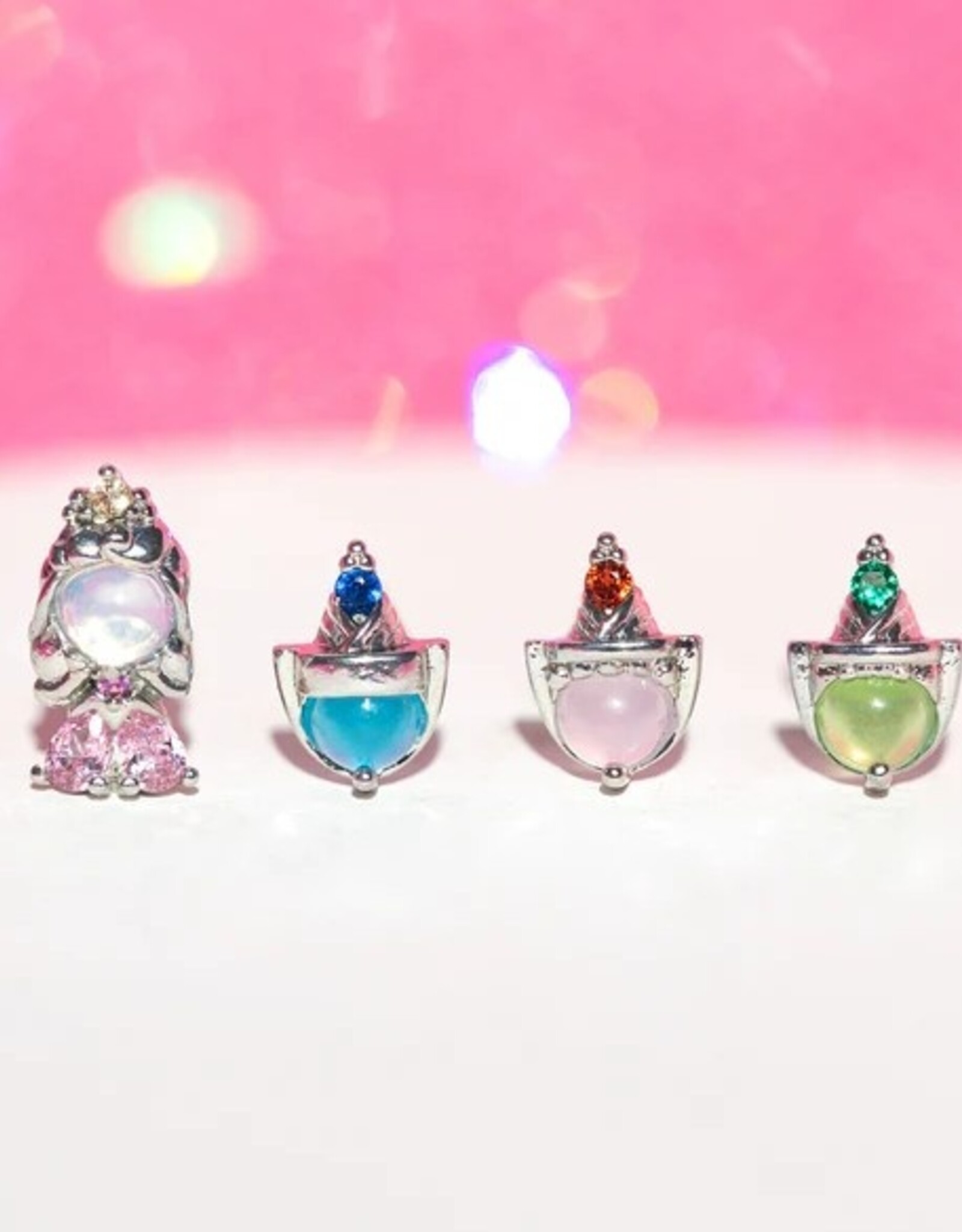 *Sleeping Beauty Earring set - silver