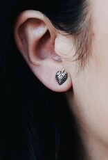 *Strawberry Post Earrings | Silver