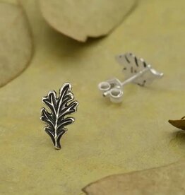*Oak Leaf Post Earrings | Sterling Silver